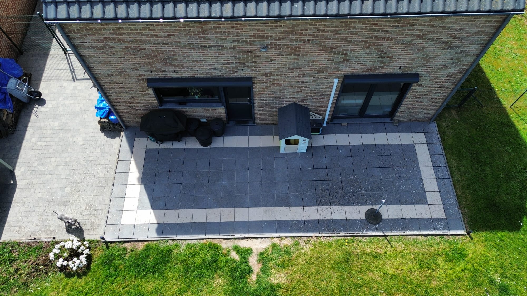 Terrasse après
